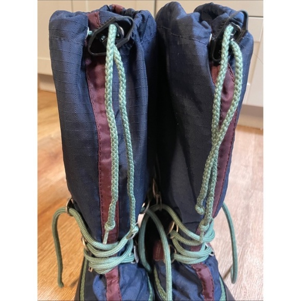 Sorel Winter Boots Ripstop Nylon Rubber Shell Size 8 Vintage Made in Canada - Picture 6 of 16